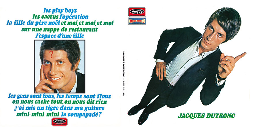 Outside Sleeve, Dutronc, Jacques - 1st album (1966) (+4)